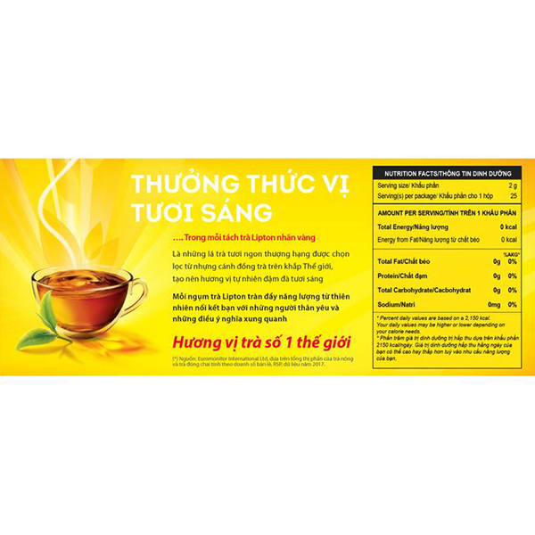 Trà Lipton Nhãn Vàng