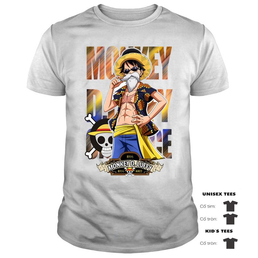 Áo Thun MONKEY LUFFY ONE PIECE | Áo Đảo Hải Tặc Cực Chất | Hàng Đẹp