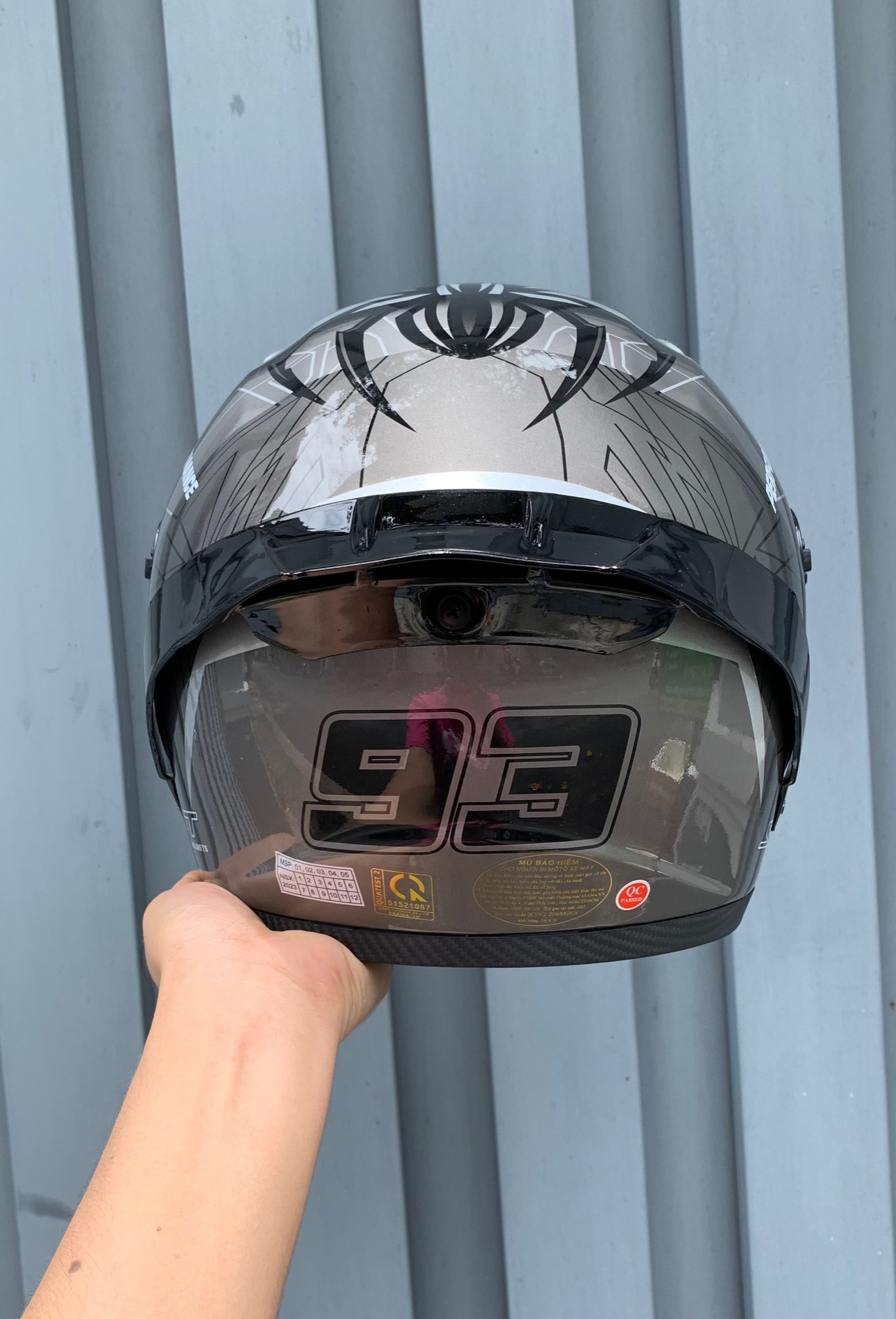 Mũ bảo hiểm fullface SRT Tem Nhện - Yohe