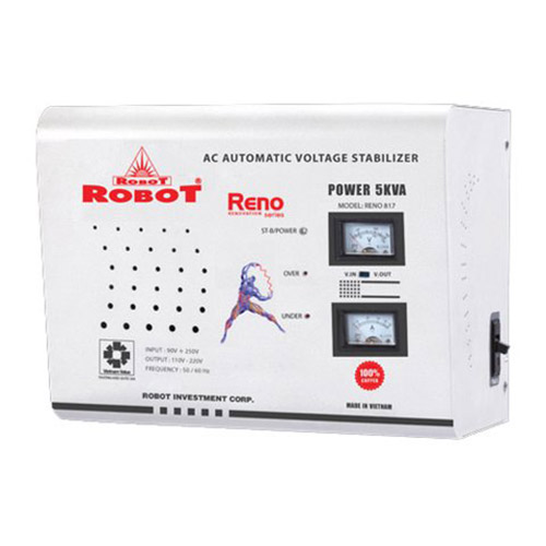 Ổn áp Robot 1 pha 5KVA (Treo tường) - Hàng chính hãng