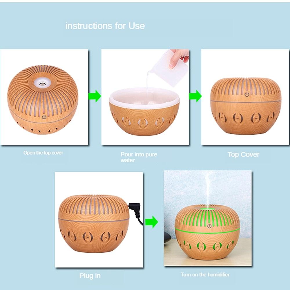 USB Aroma Humidifier ESSential Oil Diffuser Ultrasonic Cool Mist Humidifier air humidifier essential oil diffuser 130ML