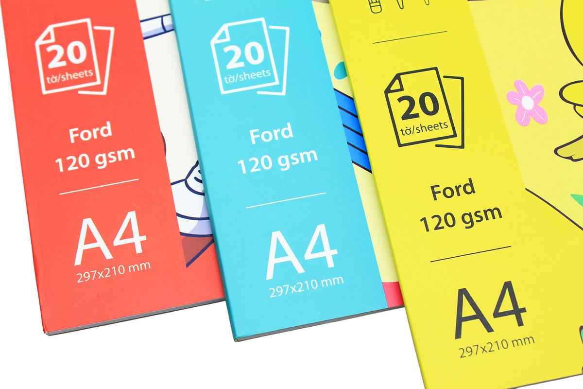 Tập Vẽ A4 - 40 Trang 120gsm - The Sun - Sắc Màu Nhí