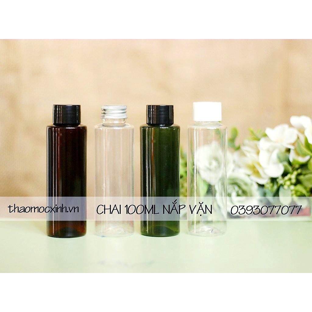 CHAI NHỰA 100ML NẮP VẶN