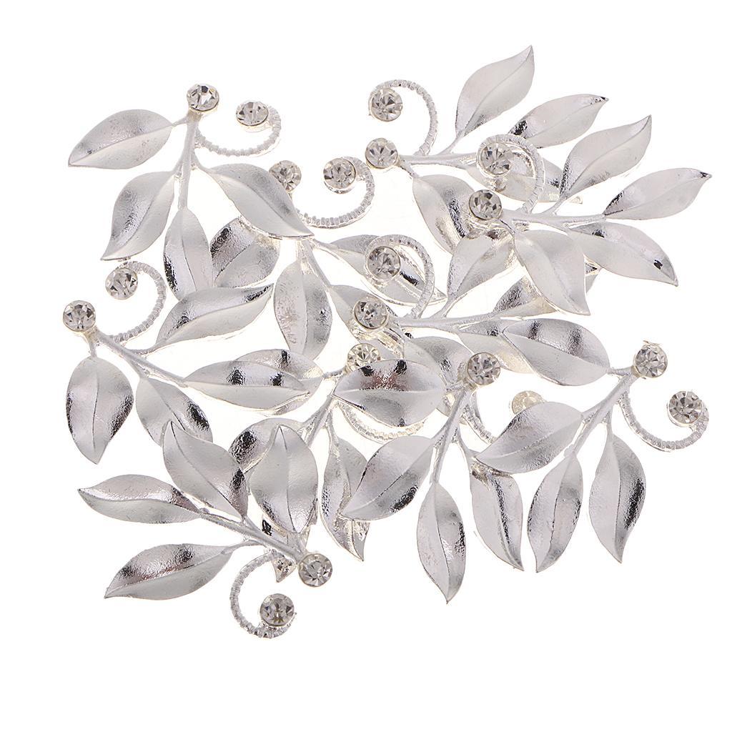 Pack of 10 Rhinestone Crystal Tiara Wedding Bridal Hair Accessories