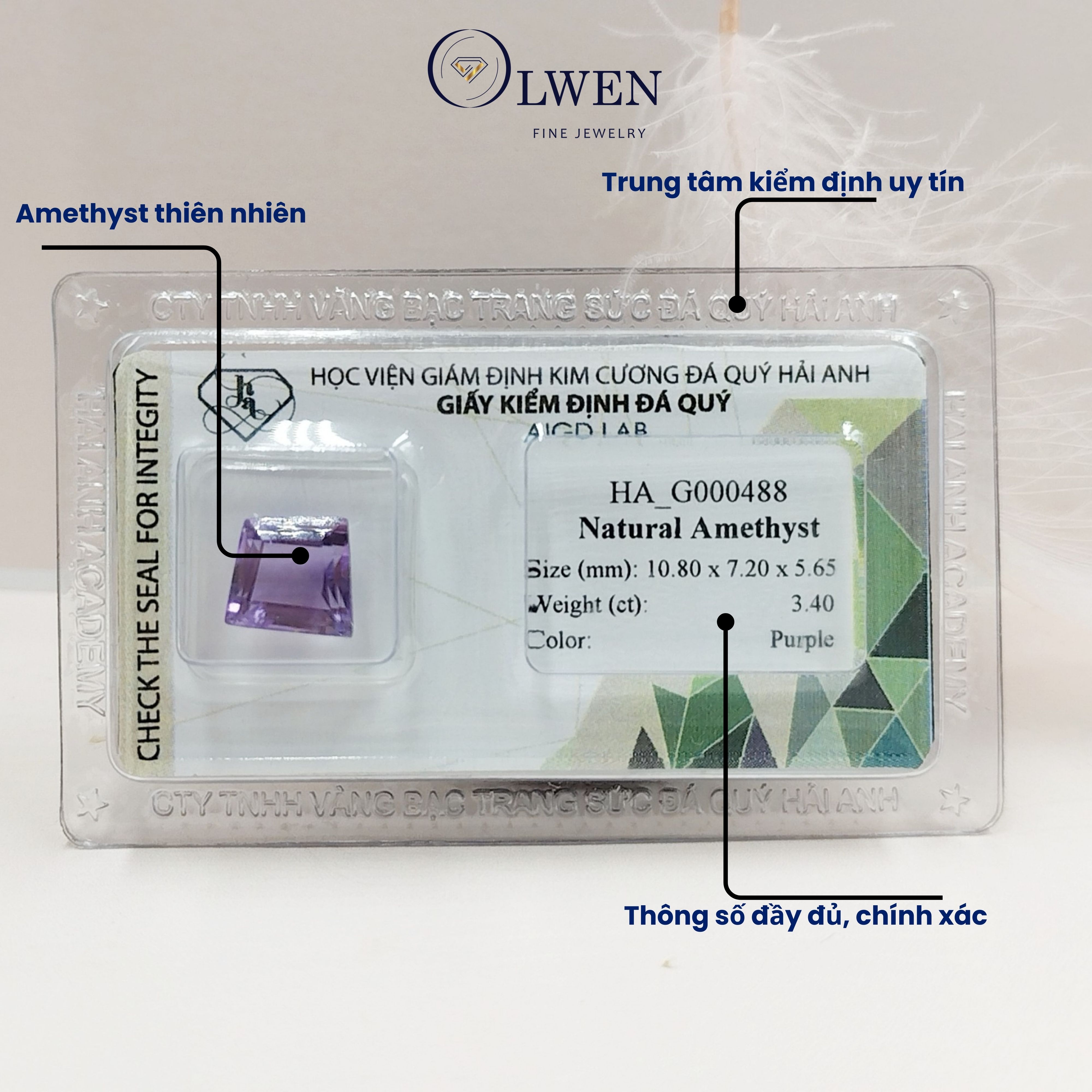 Viên đá thạch anh tím thiên nhiên_HA-G000488