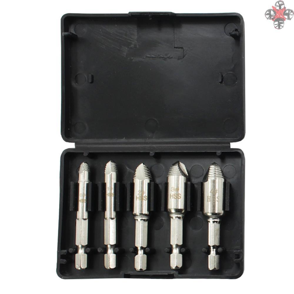 BITS Set 5 Mũi Khoan Tháo Gỡ Đai Ốc Hỏng