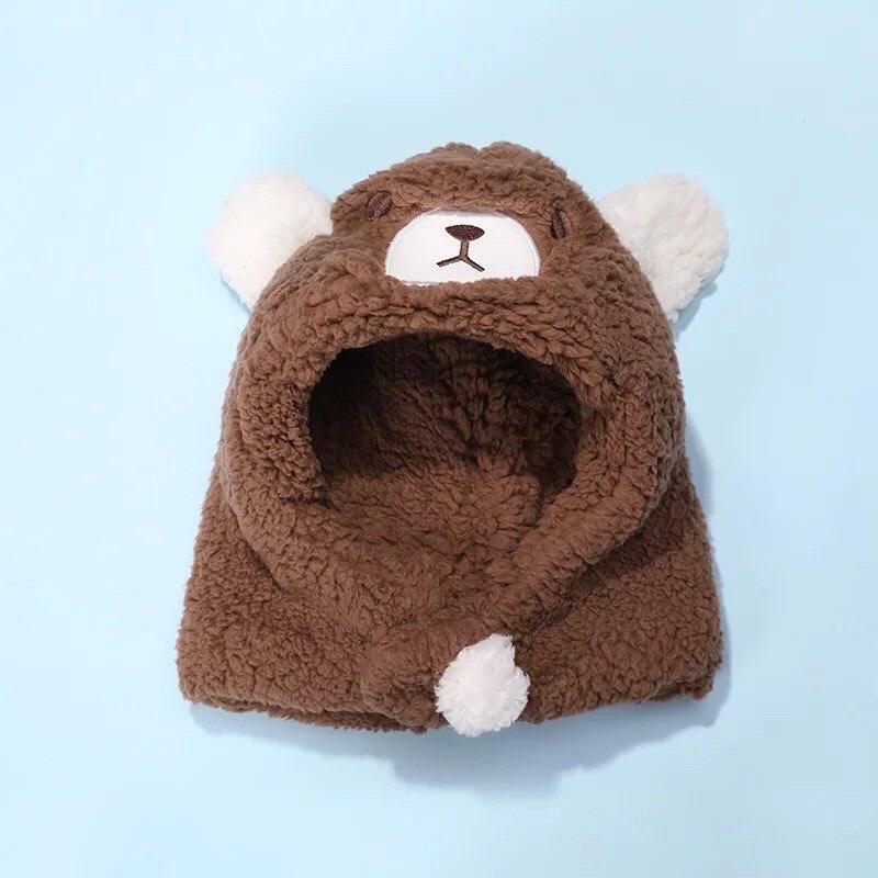 Mũ lông cừu siêu ấm cho bé trai bé gái
