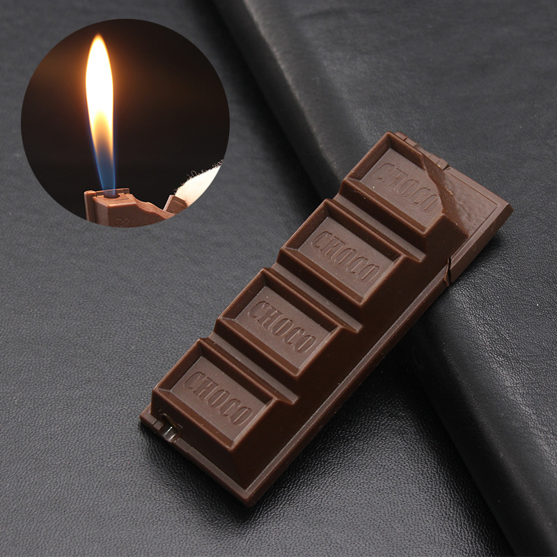 Hộp quẹt bật lửa hình thanh kẹo chocolate -