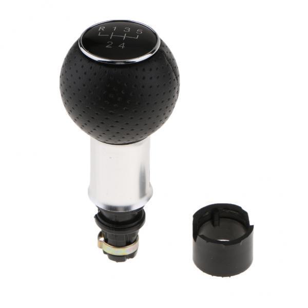 2X   Knob Head Handball Lever 5- Handle Gear Knob in Black