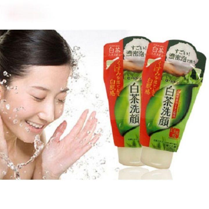 Sữa rửa mặt trà xanh R.ohto Shirochasou Nhật Bản 120g cho da dầu mụn