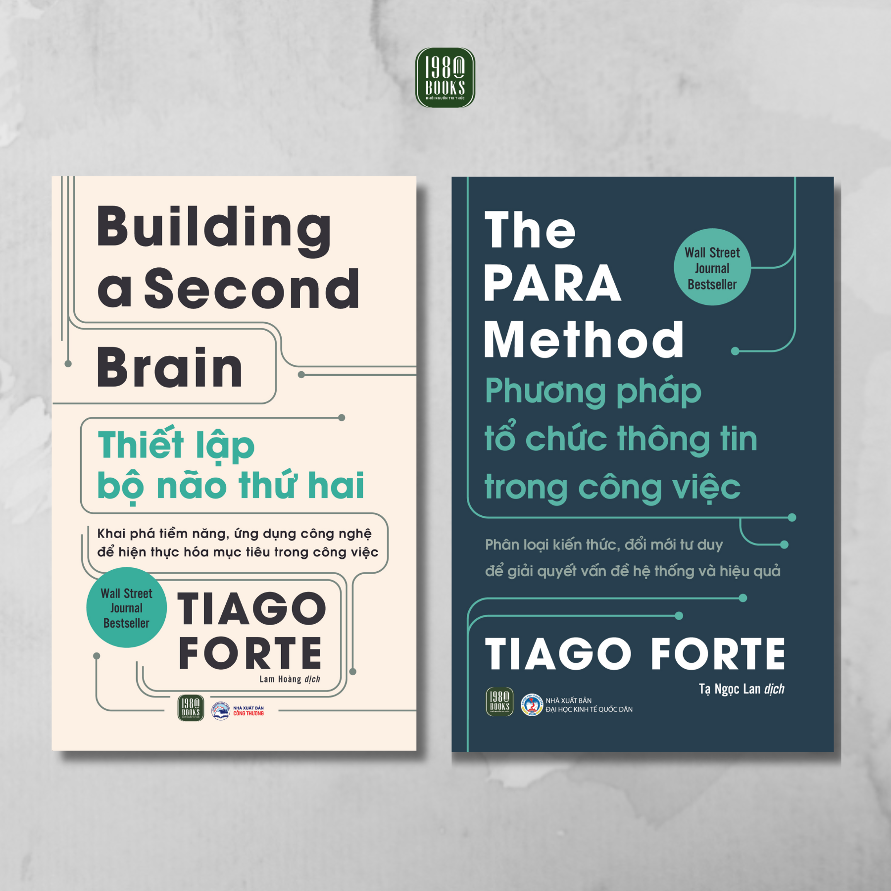 Combo Sách - Building A Second Brain và The Para Method - Tiago Forte