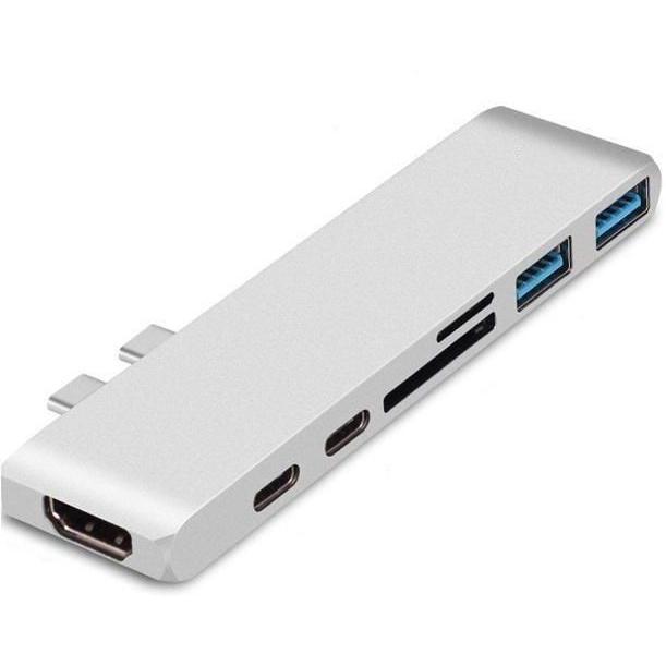 Hub Usb type-c (Thunderbolt 3) ra HDMI, VGA, Ethernet cho Táo Air/ Pro 2020 M1 - Hồ Phạm