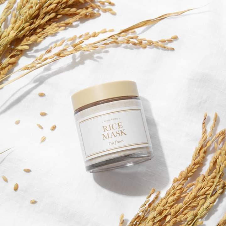 Mặt Nạ Dưỡng Trắng Da Chiết Xuất Gạo I'm From Rice Mask 110g + Tặng Kèm 1 Mặt Nạ Dưỡng Da 3W Clinic