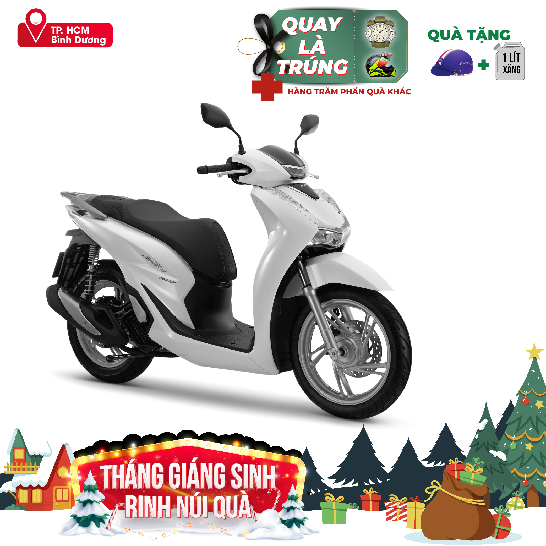 Xe Máy Honda SH 160i 2024 - Phiên Bản Tiêu Chuẩn