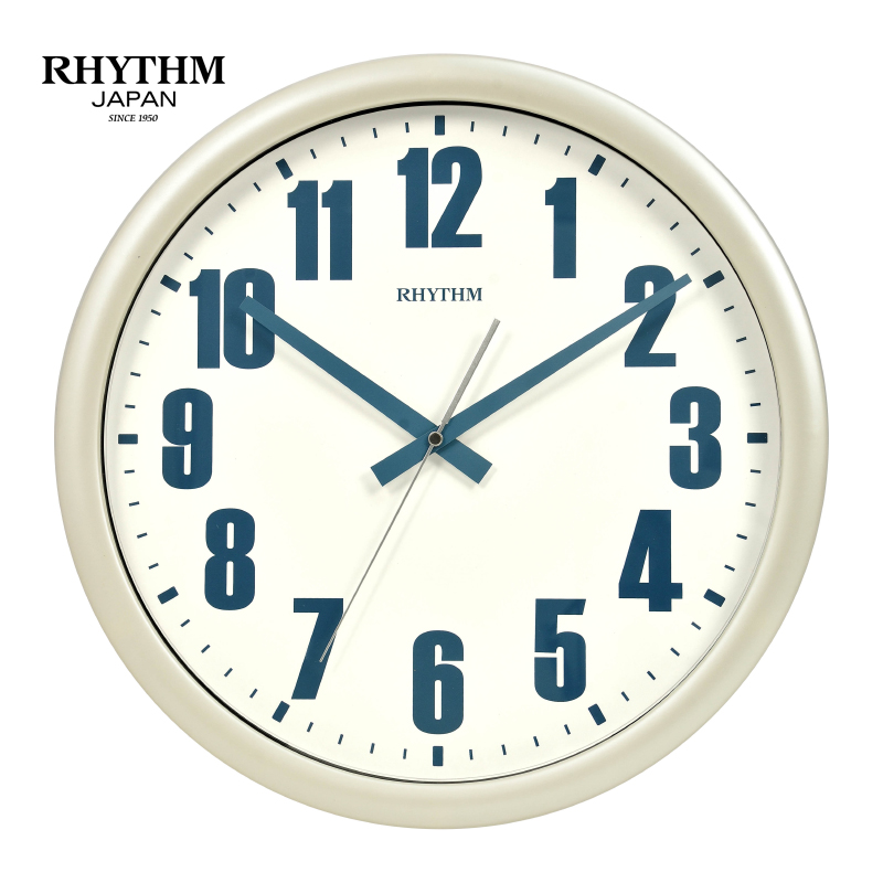 Đồng hồ treo tường Nhật Bản Rhythm CMG582NR03 – Kích Thước 39.0 x 4.4cm, 1.18kg. Vỏ Nhựa cao cấp, Dùng PIN.