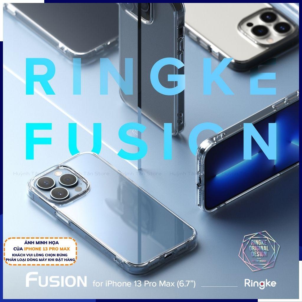 Ốp lưng ip 13 pro max ip 13 pro RINGKE chính hãng trong suốt chống sốc FUSION X chống ố vàng điện thoại huỳnh tân - Hàng nhập khẩu