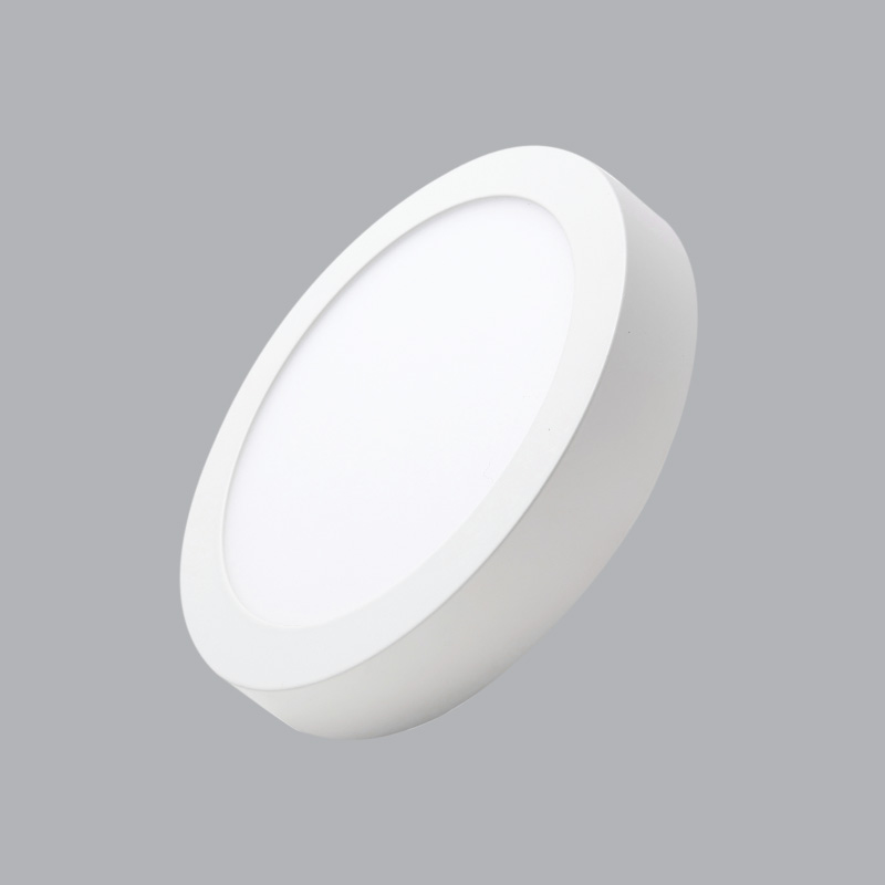 Đèn led panel ốp trần nổi tròn công suất 12W MPE (3 loại ánh sáng trắng-vàng-3 màu