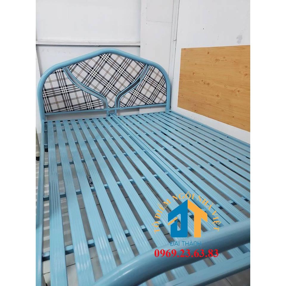 Giường sắt kiểu tròn 1m8 dài 2m