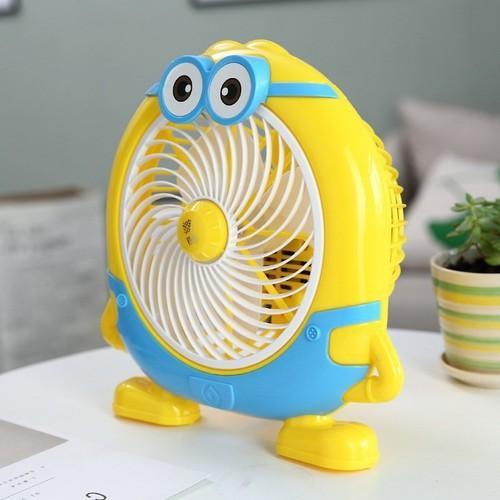 Quạt bàn mini cắm điện hạn chế ồn hình thú ngộ nghĩnh an toàn nhỏ gọn có bảo hành - giao hàng ngẫu nhiên - Hàng Chất Lượng