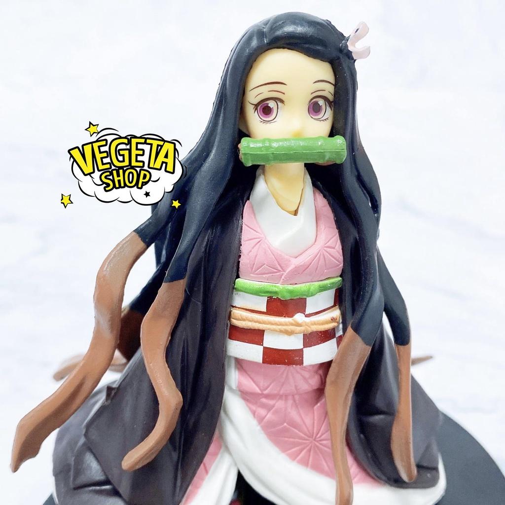 Mô hình Kimetsu No Yaiba - Mô hình thanh gươm diệt quỷ - Kamado Nezuko teo nhỏ sau khi dùng sức mạnh - Cao 10cm