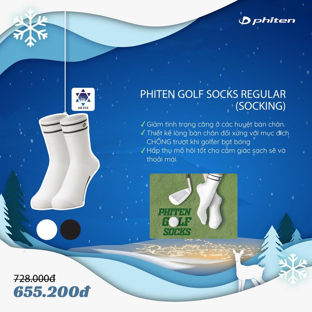 Vớ Tất Thể Thao Phiten Golf Socks Regular - AL936173/AL936273