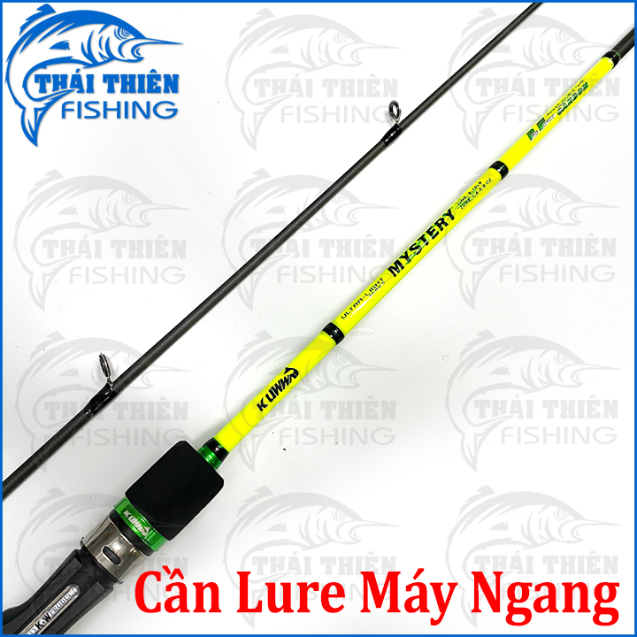 Cần Máy Ngang Carbon Kuwwa Myster 702M Dùng Câu Lure Lóc, Chẽm, Tráp Cảm Giác