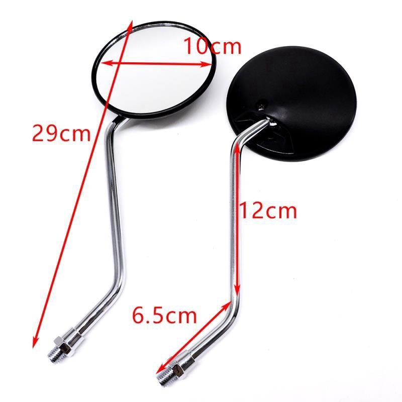Gương Chiếu Hậu Hình Tròn 8mm 10mm Cho Xe Máy