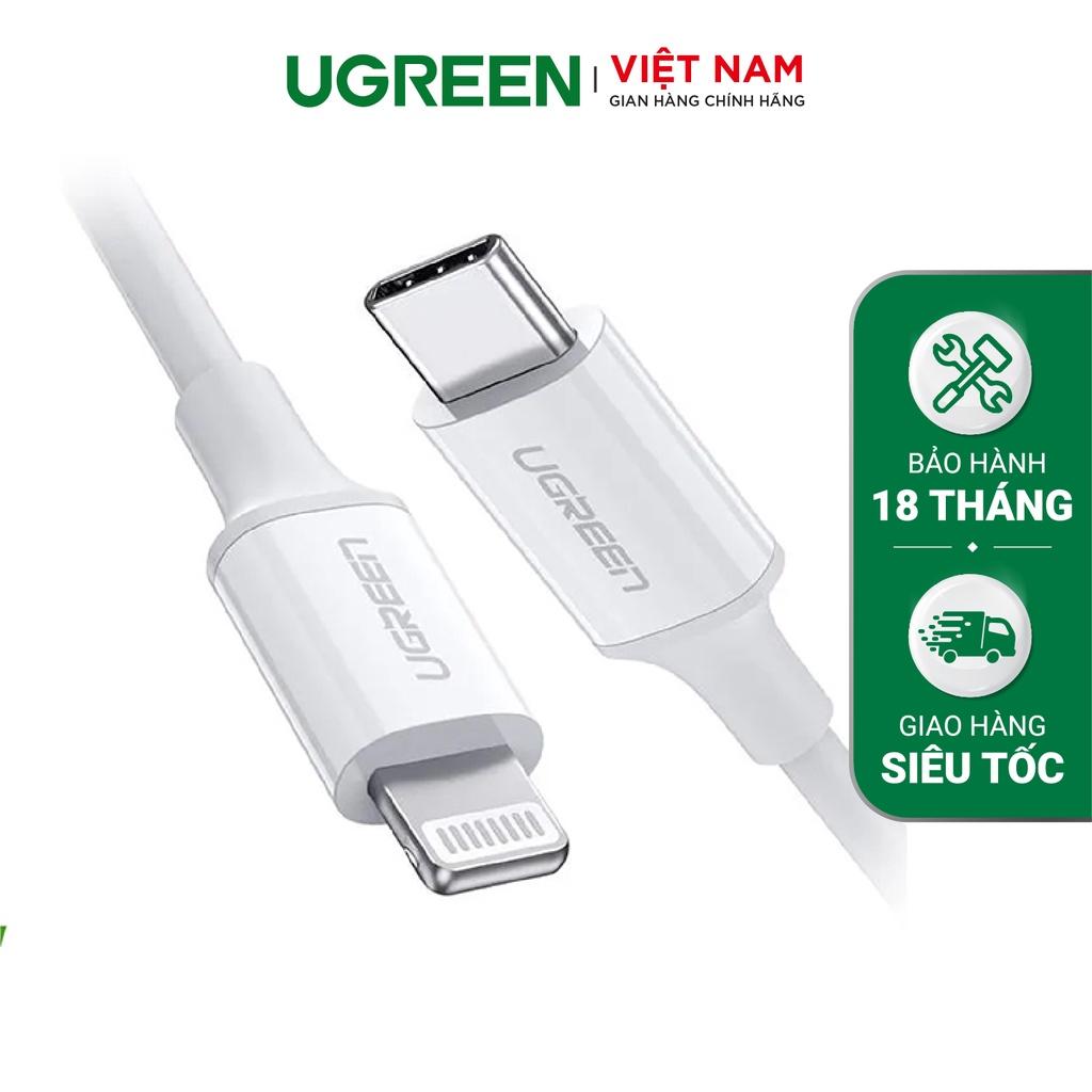 Cáp sạc và truyền dữ liệu, dài từ 0.25-3m UGREEN US171 USB-C sang liningg - Hàng chính hãng - Bảo hành 18 tháng 1 đổi 1