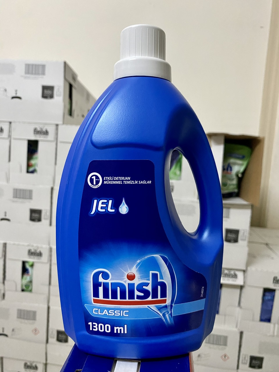 Xà Phòng Rửa Bát Finish Classic Dạng Gel 1.5 lít/ Chai Chuyên Dùng Cho Máy Rửa Bát