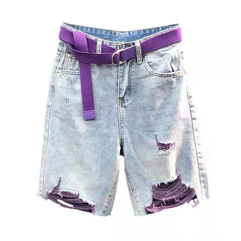 Quần Short Jean Nữ Màu Sắc Thời Trang