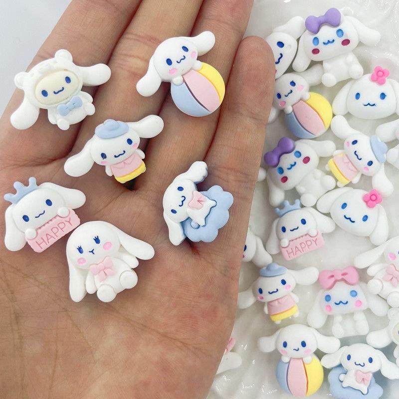 Charm cinnamoroll Sanrio characters trang trí DIY ốp điện thoại, gương, cặp tóc