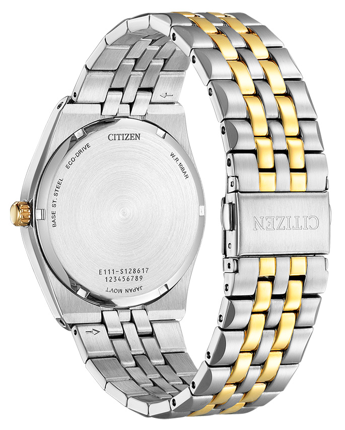 Đồng Hồ Nam Citizen Dây Kim Loại Máy Eco-Drive BM7334-58E - Mặt Đen