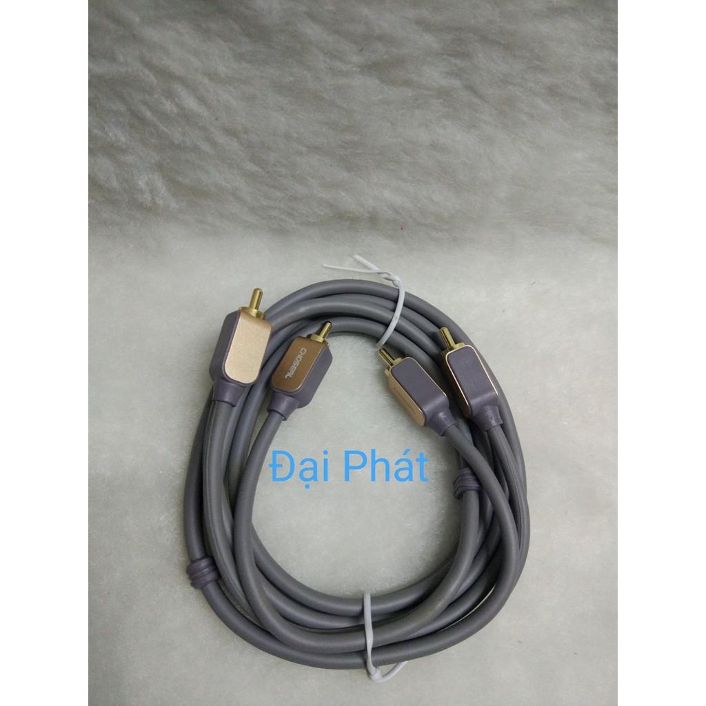 Dây AV 4 Đầu Xám 1m5 Hàng Tốt