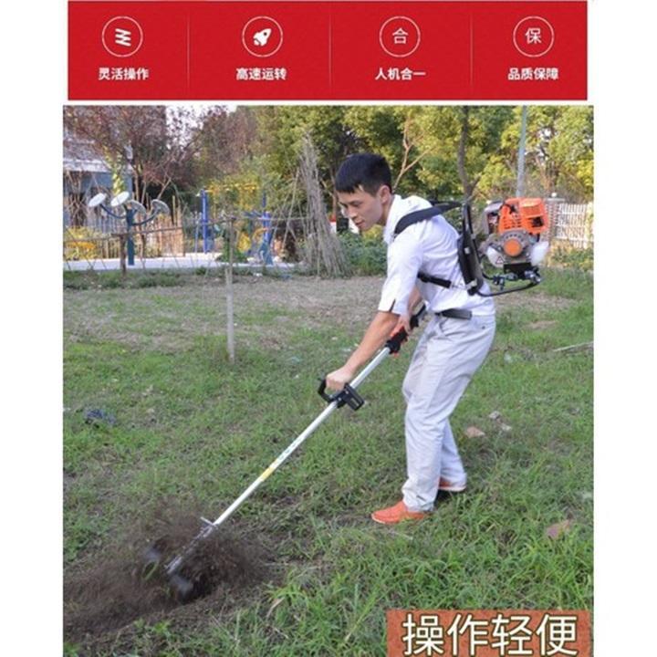 Đầu xới đất lắp máy cắt cỏ - Lồng cong, trục 26, 9 khía