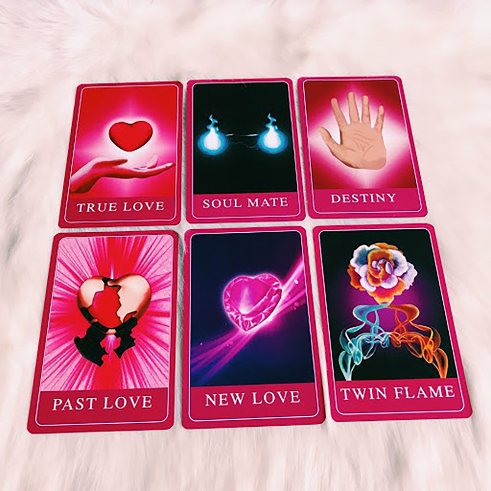 [Size Gốc] Bài Oracle Amira's Love 44 Lá Handmade 9x14 Cm Giấy Dày Cán Màng Cao Cấp Có Hướng Dẫn Tiếng Việt