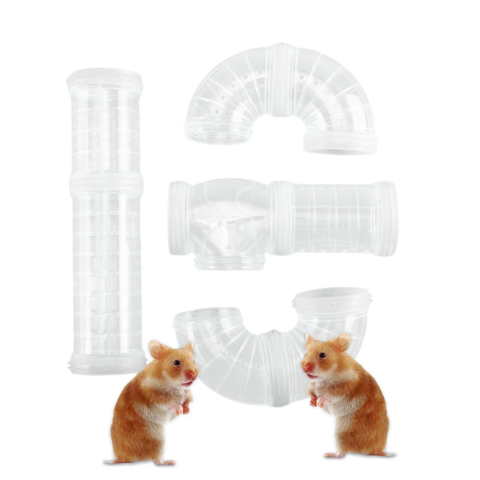 Hamster Tube Set DIY 8Pcs Hamster Exercise Toys for Hamster Cage Accessories