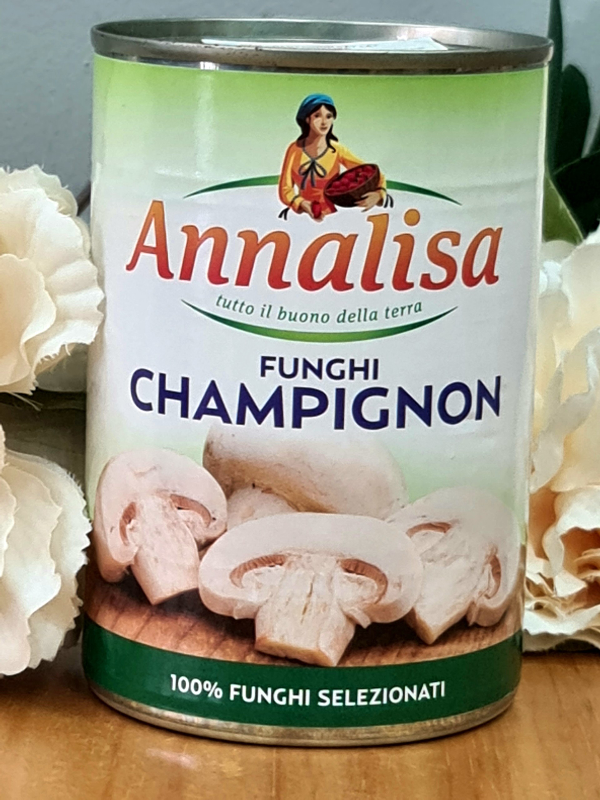 Nấm Champignons cắt lát Annalisa - 400g