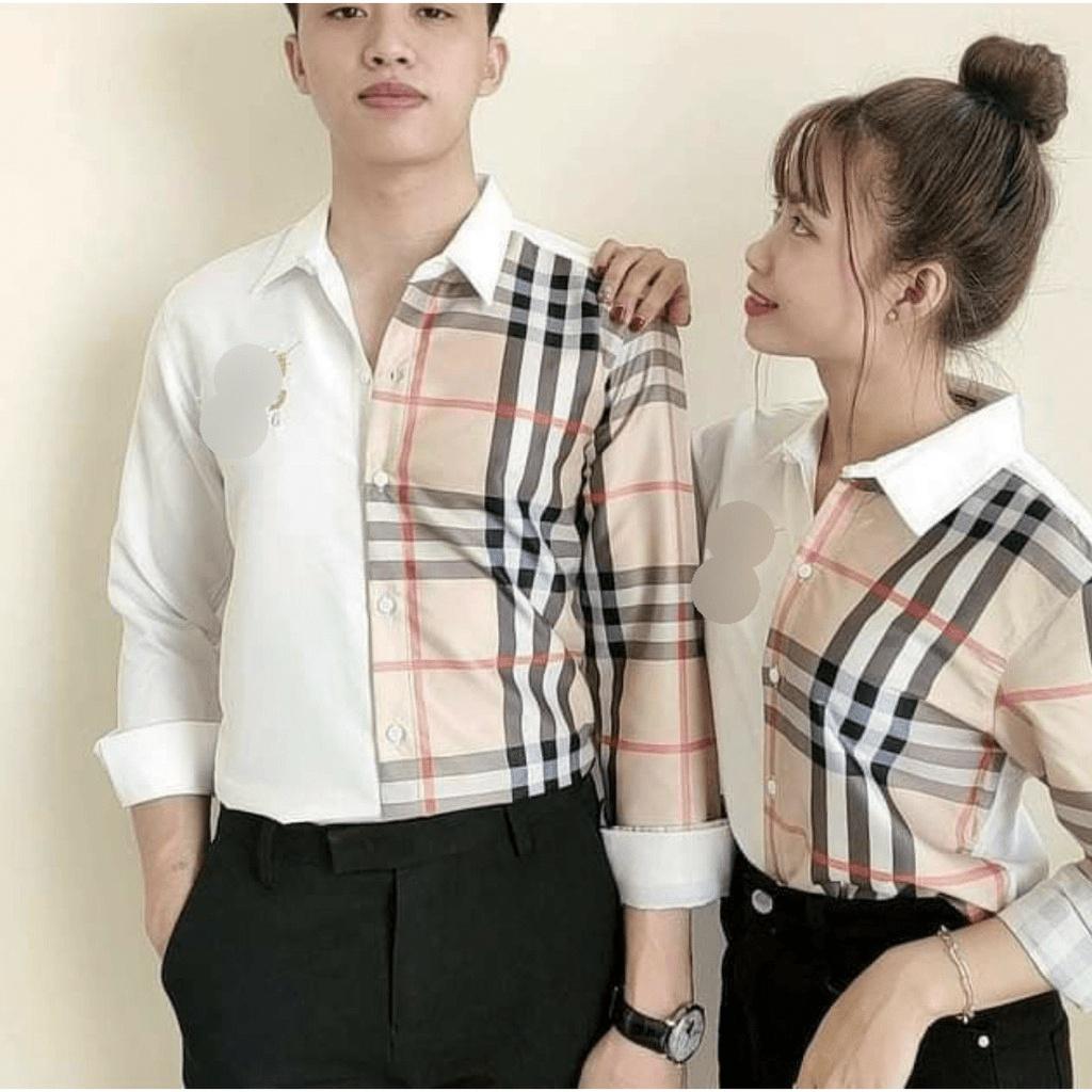 Áo sơ mi cặp đôi CỰC ĐẸP HOẠ TIẾT CARO