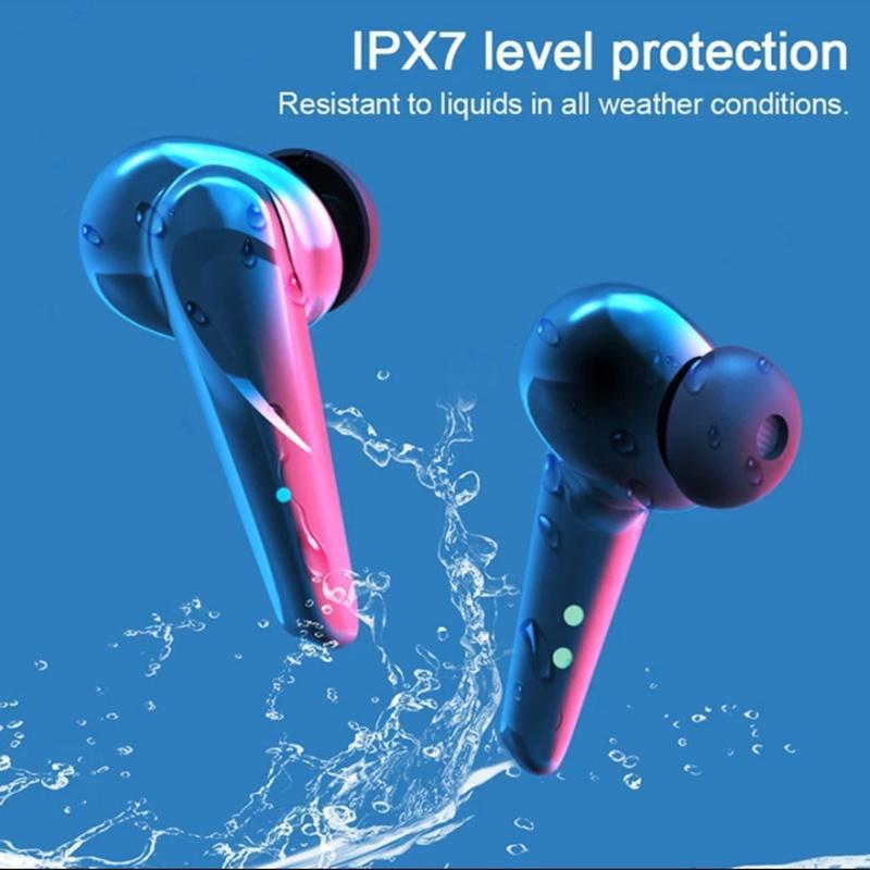 Tai Nghe Không Dây Bluetooth V5.1 TWS Chống Thấm Nước Có MIC Điều Khiển Cảm Ứng