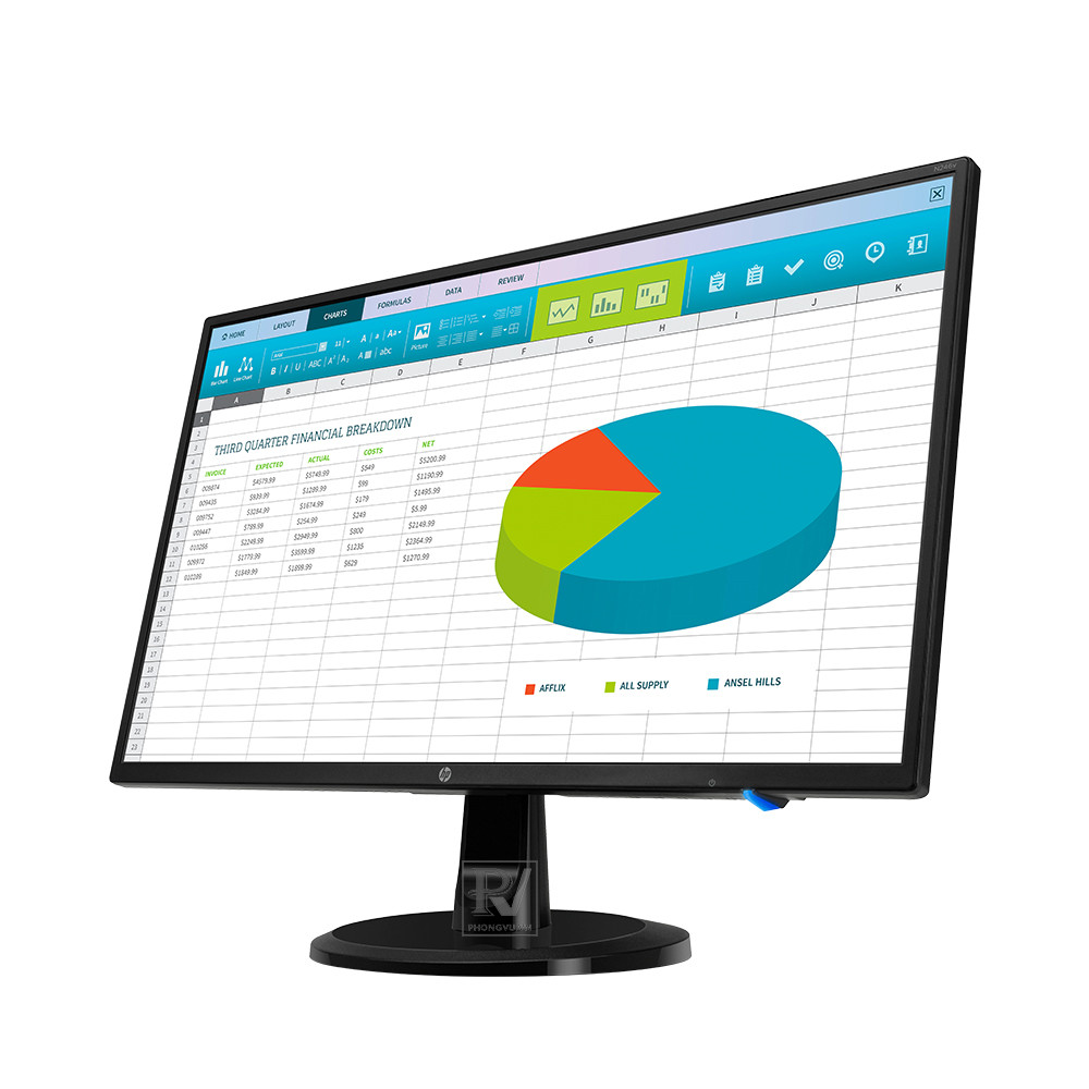 Màn hình máy tính HP N246v 23.8-inch Monitor -  Hàng Chính Hãng