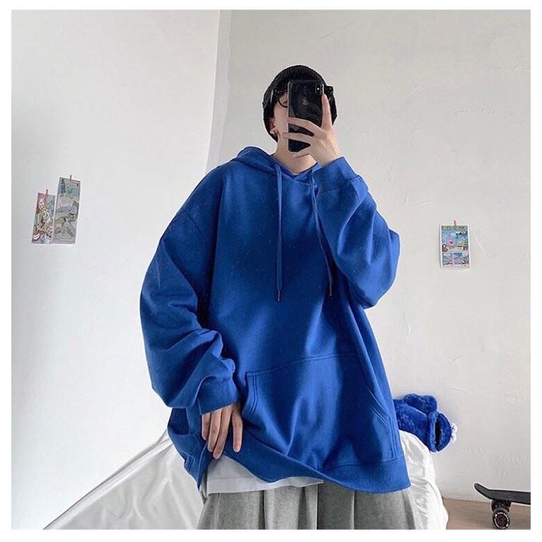 Áo Hoodie Nỉ bông TRƠN màu XANH NEON/XANH NGỌC/XANH COBAN UNISEX/Nam nữ unisex/ HOODIE TRƠN