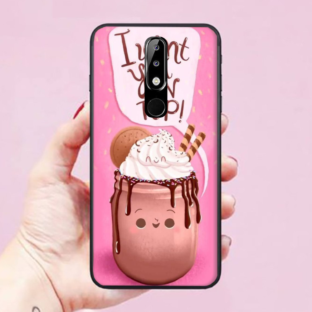 Ốp lưng dành cho điện thoại Nokia 5.1 Plus / X5 Hình Trà Sữa Cute