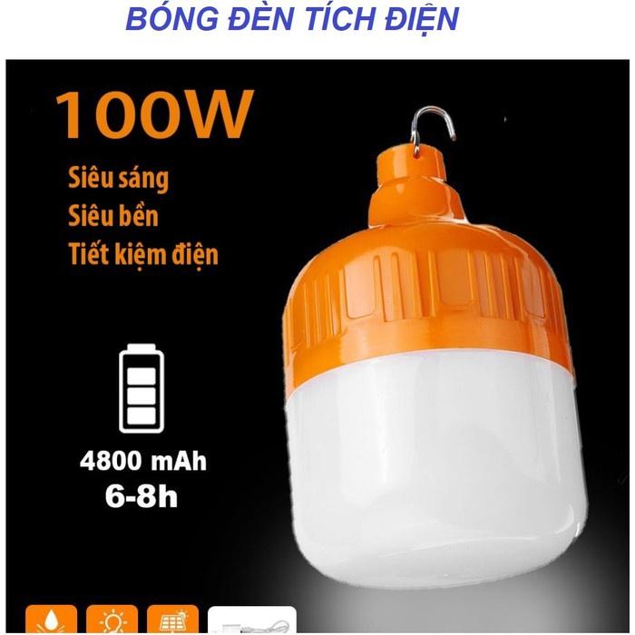 Bóng Đèn sạc tích điện 100W dây cắm USB- Tiện lợi