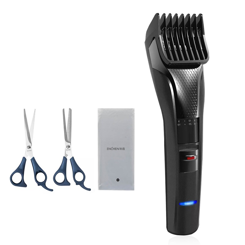 Máy Tông Đơ Xiaomi Enchen Sharp 3S Có Cổng Sạc Nhanh Type-C Chuyên Nghiệp Cho Trẻ Em - Hàng Nhập Khẩu Chính Hãng