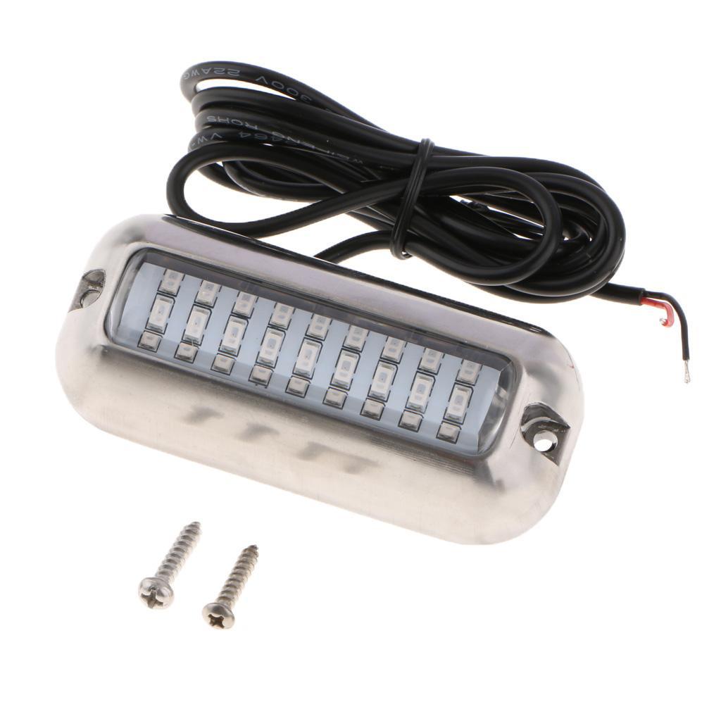 3.5inch Marine 27 Led Light Polished SS Blue, Boat Trailer Oval Oblong led Cockpit Interior Step Deck Lights Lighting Boating, Stainless Steel Bezel