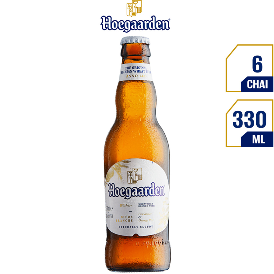 Lốc 6 Chai Bia Hoegaarden White