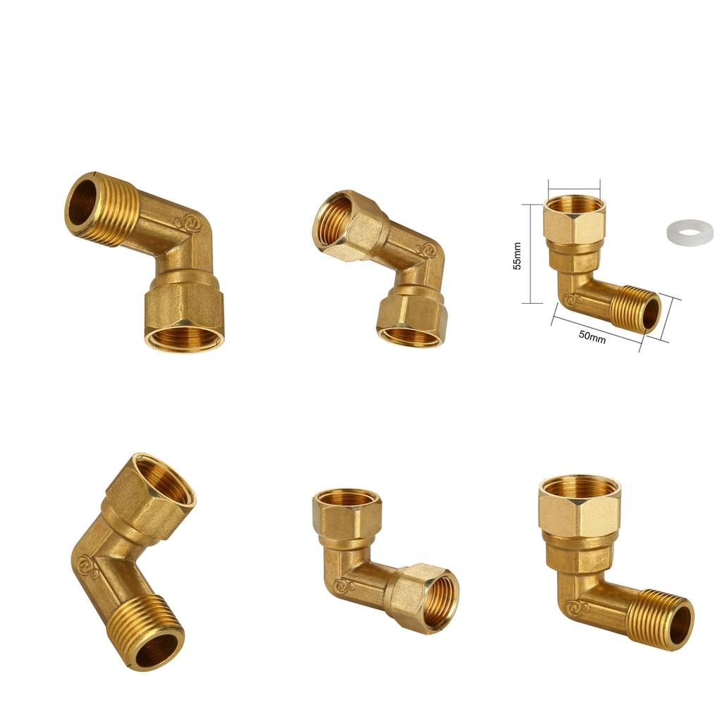 Pipe Fitting Hose DN15 DN20 Thread Connector Joint Copper Coupler Adapter