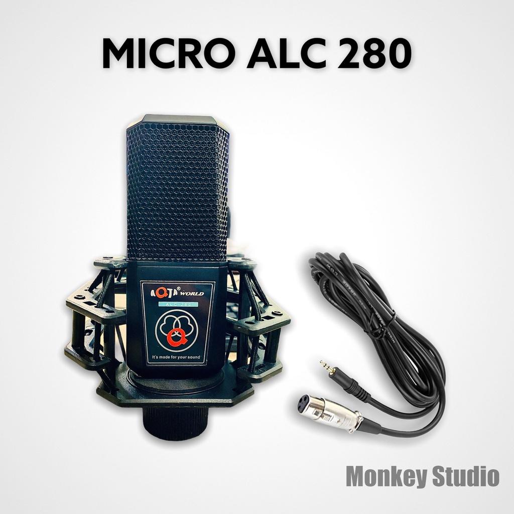 Bộ Mic Hát Livestream Soundcard XOX K10 &amp; Mic ALC280, Âm Thanh Cực Kỳ Sống Động