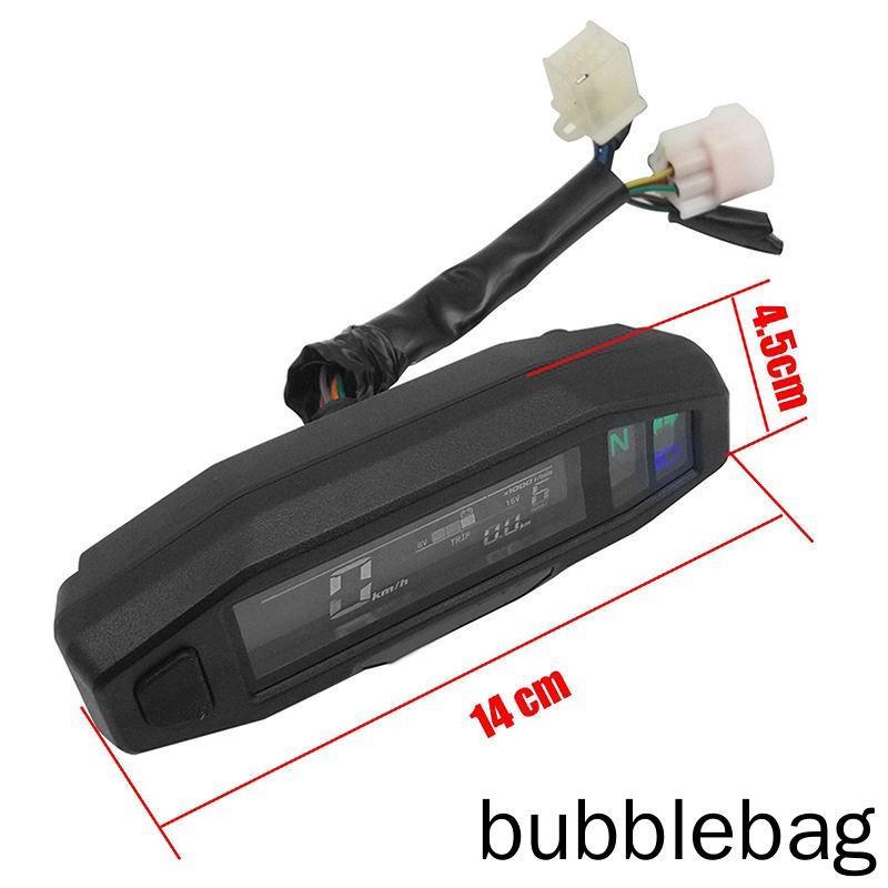 Đồng Hồ Đo Tốc Độ Kỹ Thuật Số Màn Hình Lcd Chuyên Dụng Cho Xe Máy