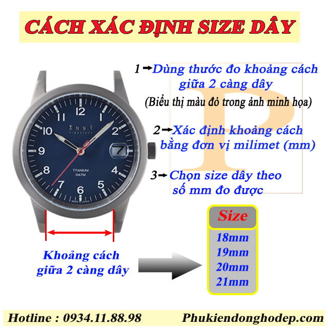 Dây đồng hồ vân Da Bò cực mềm tặng kèm dụng cụ tháo dây size 14mm 16mm 18mm 20mm 22mm chịu nước tốt - M05